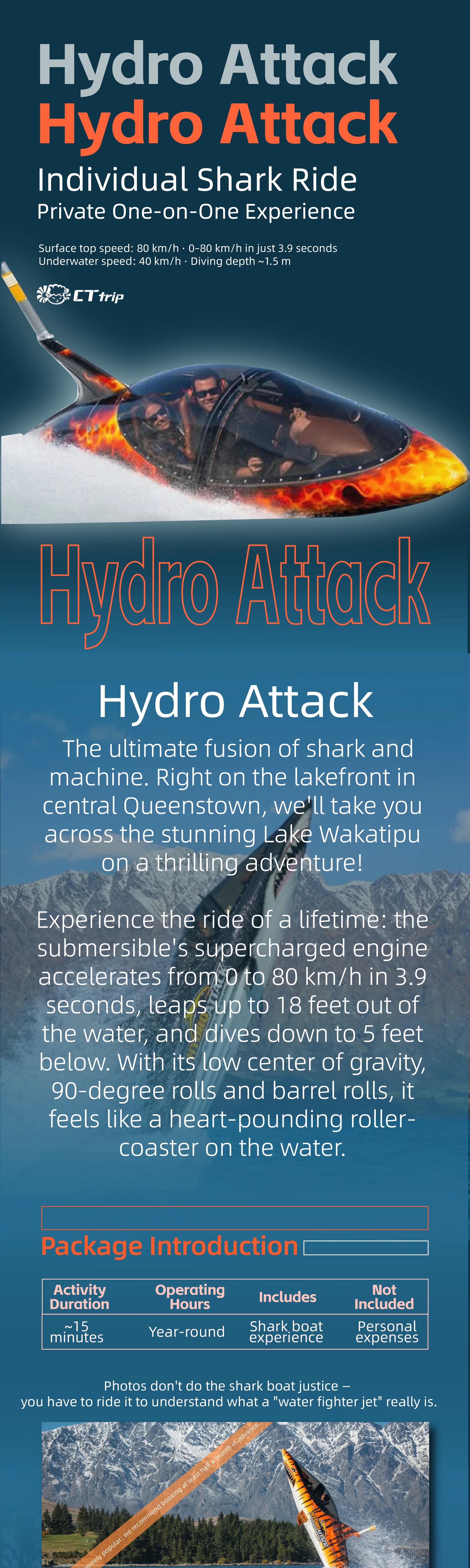 Queenstown Hydro Attack Semi-Submersible Shark Ride Experience visual detail (1/4)