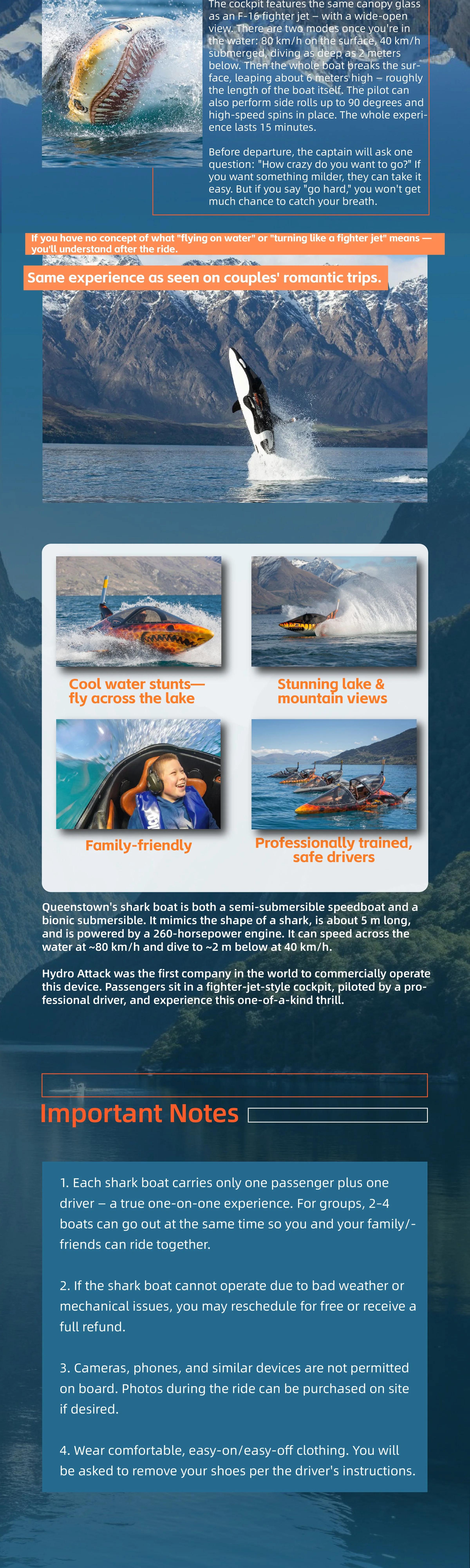 Queenstown Hydro Attack Semi-Submersible Shark Ride Experience visual detail (3/4)