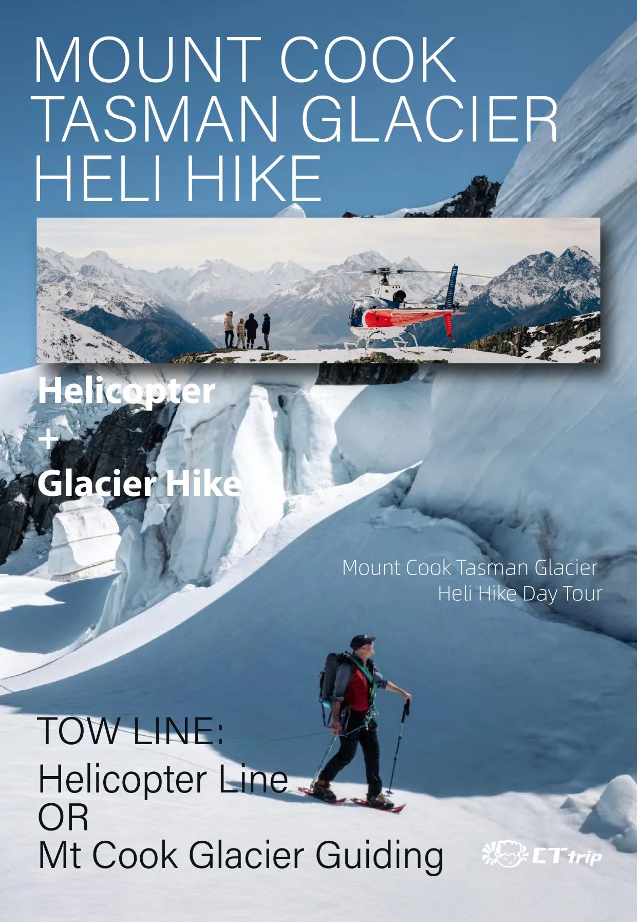 Mount Cook Tasman Glacier Heli Hike Experience (Mt Cook Glacier Guiding / The Helicopter Line) visual detail